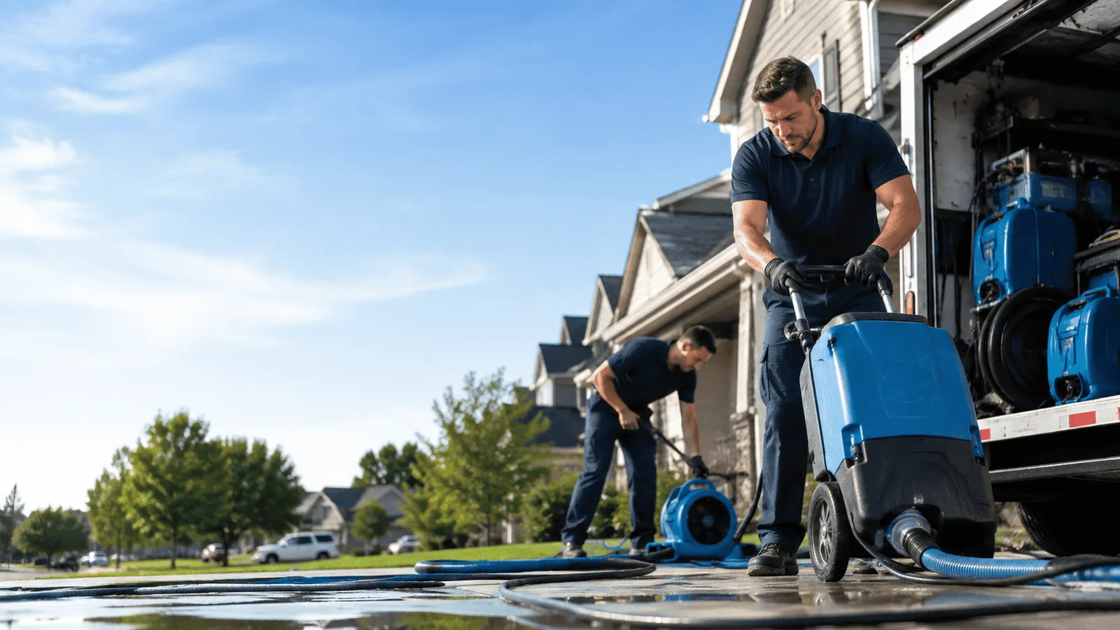 Dehumidification being performed in Washtucna, WA